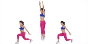 Split lunge Jumps